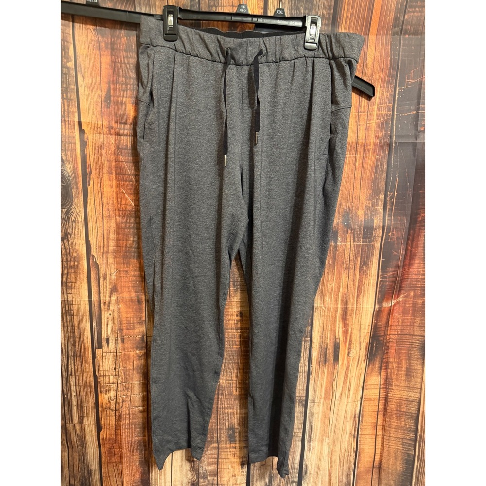 Lululemon On the Fly 7/8 Pant Heathered Charcoal Grey Size 12 Jogger